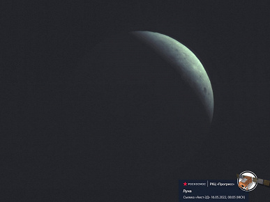 Лунная красота с высоты 490 км. Роскосмос опубликовал фото лунного затмения, которое нельзя было наблюдать с территории России